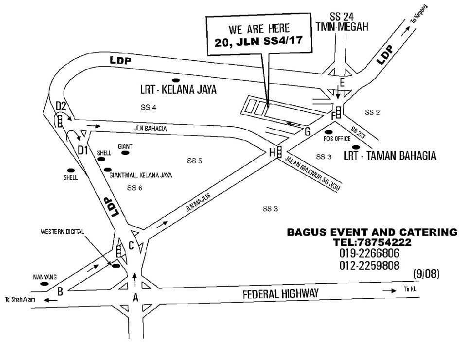 Bagus Event Location Map