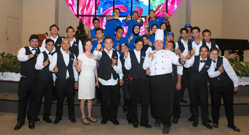 Bagus catering team at work